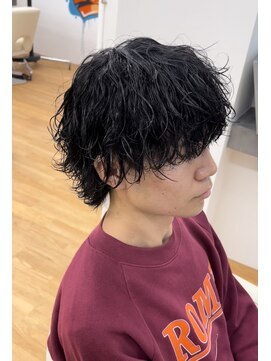 ビカム 名駅(become) 緩め波巻きパーマウルフ