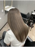 冬のグレージュカラー