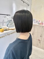 ビューバイネオリーブ 用賀店(Beau'r by neolive)&nbsp;黒髪クラゲヘアーオリーブグレー小顔ココアベージュ[用賀]