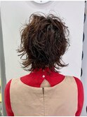 イメチェン　マッシュウルフカット　ショート