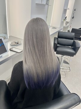 ゼロ 静岡(ZERO) グレー×パープル（裾カラー）【望月皐太】