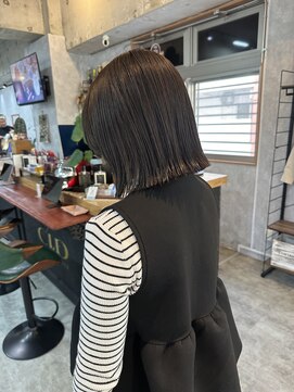 シールドヘアー 沖縄 新都心(C'LD Hair) 那覇/新都心/おもろまち/切りっぱなしボブ/ぱつっとボブ/ボブ