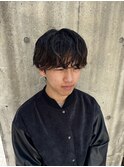 緩めシャドウパーマ 韓国風パーマ