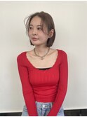 ぱつっとボブ