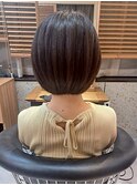 ショートボブ/ナチュラルブラウン/髪質改善
