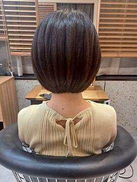 ヘアリゾート粋 トゥジュ 池袋東口店(tujuh) ショートボブ/ナチュラルブラウン/髪質改善