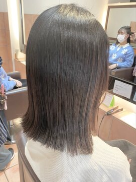 ネオリーブソラ 相模大野店(Neolive sola) 切りっぱなし 切りっぱなしボブ ミディアムヘア