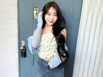 あるじゃんすー 岡山店の写真/当日予約◎忙しい方に大人気！！隙間時間に♪超スーパーロングお尻下の長さ【シールエクステ1枚¥550】
