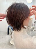 くびれウルフレイヤーカットナチュラルブラウン◎20代~50代