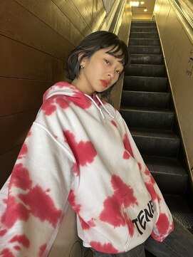 アッド バイ ケーツー(add by K-two) 顔まわりレイヤーボブ×インナーデザイン