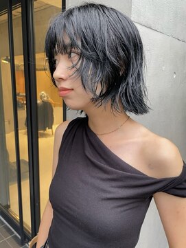 スク(SUKU) レイヤーボブ×透明感カラー