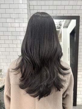 レガーレ(Legare) 【広島韓国ヘア】韓国レイヤーカット×透明感グレーカラー