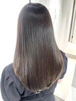 トリッカ シブヤ(TRICCA SHIBUYA)&nbsp;ブリーチなしカラーアメイジア暗めブラウン髪質改善艶髪艶カラー