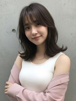 ヘアサロンエム 渋谷店(HAIR SALON M) くびれ/レイヤーカット/切りっぱなしボブ/渋谷/シースルー/前髪