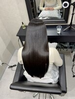 ローヴ 梅田(L'aube) 髪質改善 スーパーロング ワンレングス レイヤー 韓国風巻き