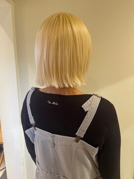 カンナ オーガニック ヘアデザイン(CANNA ORGANIC & HAIR DESIGN) ミルクティーブロンド/抜きっぱなし/ヴィーガンブリーチ