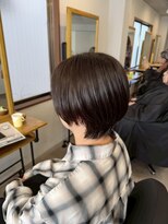 アフェクト 上大岡(affect) ミルクティーブロンド/ダークブルー/デジタルパーマ/上大岡