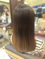ヘアリゾート粋 ティガ 池袋店(tiga)&nbsp;グラデーションカラー/ブラウンベージュ/ストレートヘア