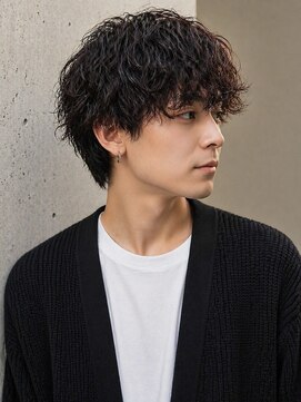 ソウル 福山駅前店(SOUL.) メンズショート スパイラルパーマ カーリー
