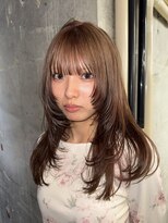 クレン(CLENN)&nbsp;brown color / layer cut