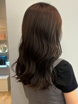 アトリエ タキ(atelier.taki)&nbsp;セミロング コテ巻き風 髪質改善 艶髪 チョコレートブラウン