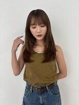 ユーフォリア 青山(Euphoria)&nbsp;20代30代　大人っぽレイヤー&透明感マロンベージュ