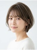 白髪ぼかしハイライトショート