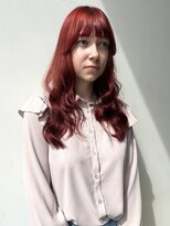 ロックス バイ マグ 松本(rocks BY MAG)&nbsp;ブリーチなしダブルカラーアプリコットオレンジレッドピンク韓国