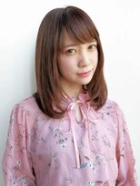 ルティア(Lutia) 小顔バング クラシカルヘア ナチュラルブラウン★★