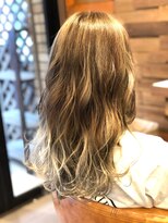 ヘアーサロン ミル(hair salon MiL) ハイライト×ホワイトグラデーション