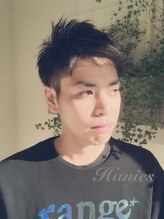 ハニーズ(Hanies) エッジの効いた前髪デザインで男度アップ！