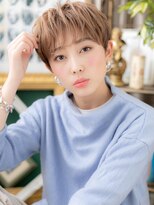 カバーヘア ブリス 川口(COVER HAIR bliss)&nbsp;ハイトーンで外国人風★前下がり小顔マッシュa川口代30代40代