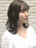 【根本の伸びが気になる方】カット+リタッチカラー　￥6000