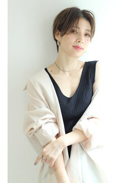 クラン(Chlan) ハンサムショート大人かわいいココアブラウン【摂津本山/芦屋】