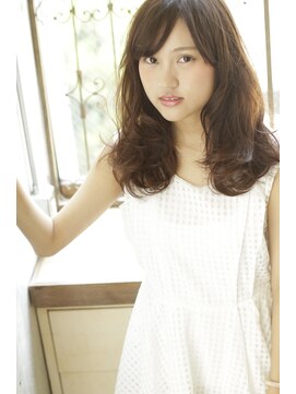 ブリーチ ラボ エーアイ 原宿店(BLEACH LABO Ai) 20代30代40代50代 色っぽふんわりミディの重軽ウェーブヘア♪