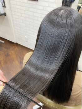 ウォンカ(hair salon)の写真/《黒崎/折尾》髪の悩みを解決し,自然で柔らかいストレートヘアで、あなたの魅力を引き出します…♪