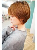 【オール世代おススメ】大人可愛い小顔ショートボブ.小顔ボブ