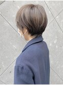 ナチュラルなハイライトで立体感UP!丸み×くびれショート