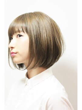 ヘア デザイン リスク(HAIR DESIGN RISK) 【RISK 高橋勇太】シルエットが完璧!!前下がりショートボブ