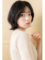 モッズヘア 上尾西口店(mod's hair) シースルー前髪黒髪アッシュ外ハネボブウルフZ上尾20代30代40代