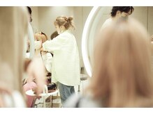 *mileの髪質改善ストレートの艶・ブリーチなしカラーの色持ち。[渋谷駅/髪質改善ストレート/レイヤー/桜丘]