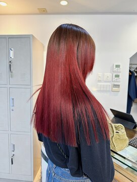 フラム 渋谷(flamme) red hair