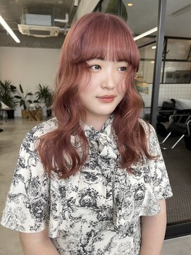 アンドスタイル(&style) 【大名店　江藤】ピンクベージュ　ケアブリーチ