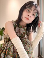 ロンドプロフィール 浦和(Lond profil)&nbsp;中川　前髪カット顔まわり似合わせ外ハネくびれレイヤーミディ