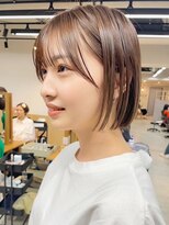 サンド 池袋(sand)&nbsp;前髪パーマ/マチルボブ/髪質改善/アッシュカラー/グレーベージュ