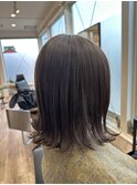 アッシュグレージュ/外ハネボブ
