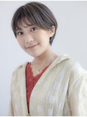 20代30代40代『丸みハンサムショート』Ash大泉学園店