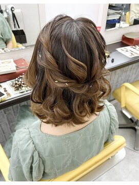 セットサロン ベル(Belle) 20代/30代/belle/トップアレンジ/ハーフアップ