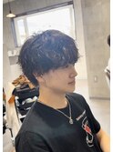 スパイラルパーマ/メンズパーマ/マッシュ/ケアパーマ