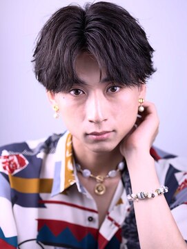 リップスヘアー 梅田(LIPPS hair) フェザーコンマセンターパート